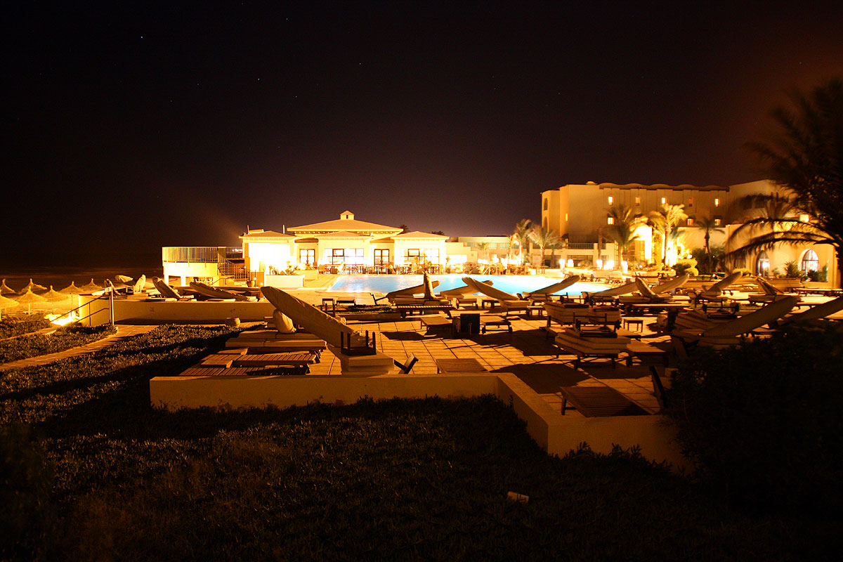 Mövenpick Hotel Djerba at night